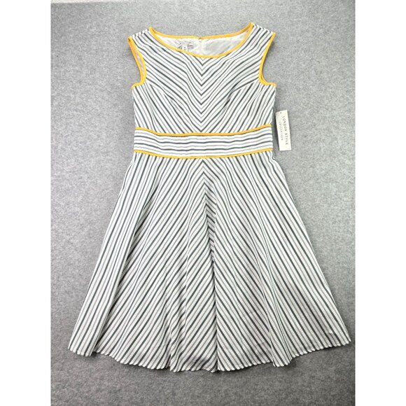 New London Style Collection Women's Sleeveless Fit & Flare Dress Size 12 - Picture 2 of 6